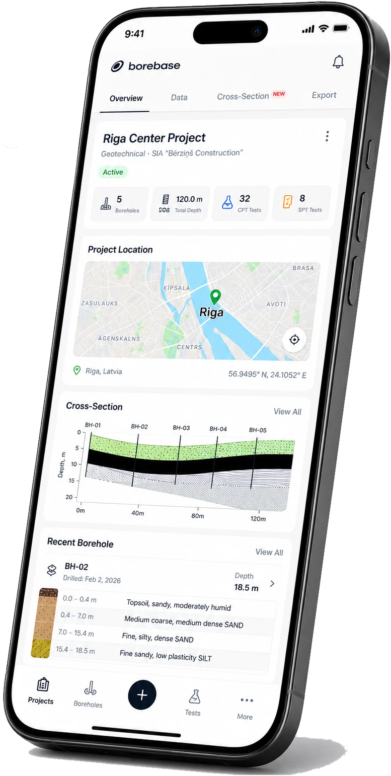 The web platform stays your workbench. The phone covers the part of the job that happens outdoors, where a laptop is the wrong tool. Mobile access to your projects is in development now.
